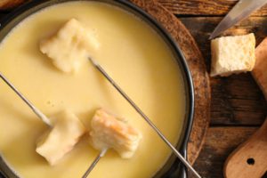 que contiene el fondue