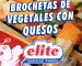 Brochetas de vegetales