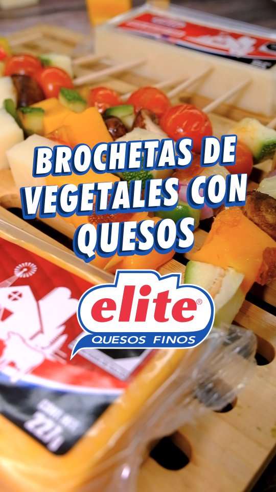 Brochetas de vegetales